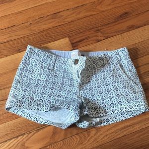 Size 3 chino patterned shorts